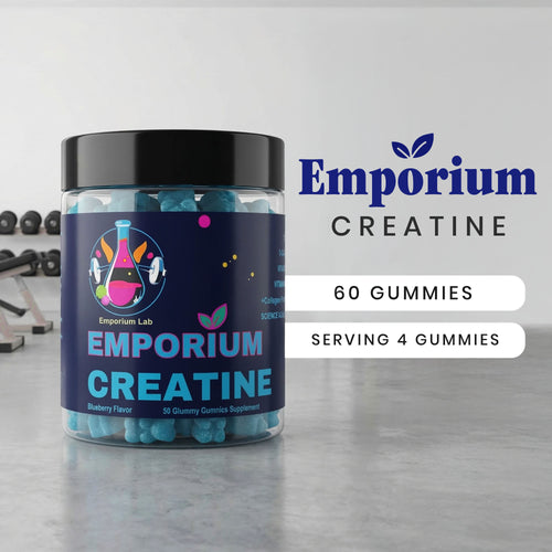 Emporium Creatine Supplement, Micronized for Muscle Strength and Energy, 500mg, Capsule, 1 Count